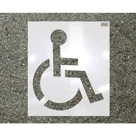 (1) HANDICAP SYMBOL STENCIL