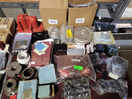 (1) TABLE OF MISC NUTS AND BOLTS