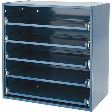 (1) HEAVY DUTY SMALL PARTS SLIDE RACK CABINET