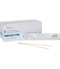 (3) CASES OF (10) BOXES OF (100) STERILE POLYESTER TIPPED APPLICATORS