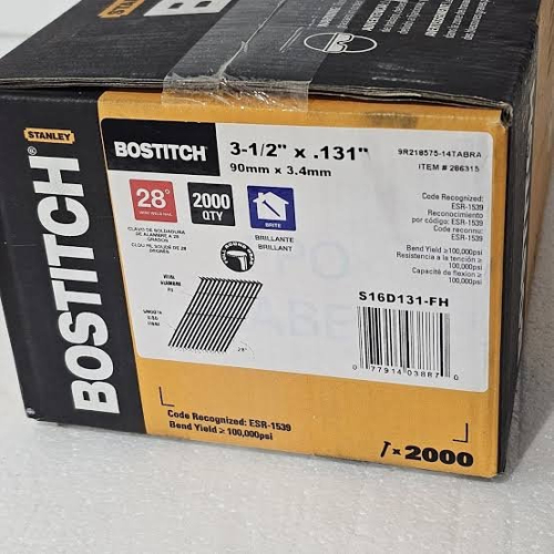 (1) BOX OF (2000) FRAMING NAILS