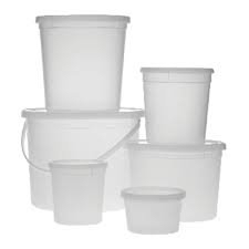 (1) BOX OF (50) PLASTIC CONTAINERS