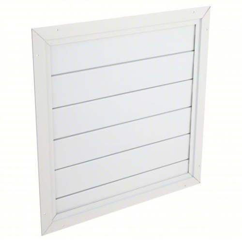 (1) ALUMINUM CEILING SHUTTER BACKDRAFT DAMPER