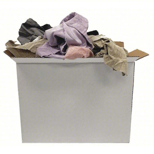 (1) CASE OF RECLAIMED ASSORTED CLOTH RAG