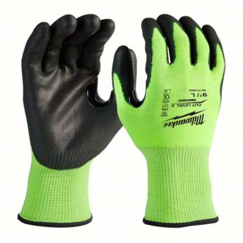 (12) NITRILE DIPPED KNIT CUT GLOVES