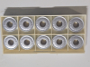 (10) CARBIDE TURNING INSERTS - 5