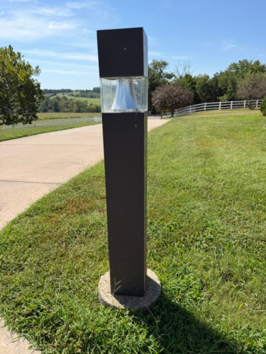 (11) METAL BOLLARD LIGHTS.