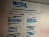 MCCALL COMMERCIAL TWO-SECTION REACH-IN REFRIGERATOR WITH STAINLESS STEEL EXTERIOR, FOUR-DOOR CONFIGURATION WITH TWO GLASS UPPER DOORS AND TWO SOLID LOWER DOORS, INTERIOR PAN/TRAY SLIDES, WIRE SHELVING, TOP-MOUNT REFRIGERATION SYSTEM, DIGITAL TEMPERATURE D - 4