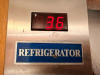 MCCALL COMMERCIAL TWO-SECTION REACH-IN REFRIGERATOR WITH STAINLESS STEEL EXTERIOR, FOUR-DOOR CONFIGURATION WITH TWO GLASS UPPER DOORS AND TWO SOLID LOWER DOORS, INTERIOR PAN/TRAY SLIDES, WIRE SHELVING, TOP-MOUNT REFRIGERATION SYSTEM, DIGITAL TEMPERATURE D - 6