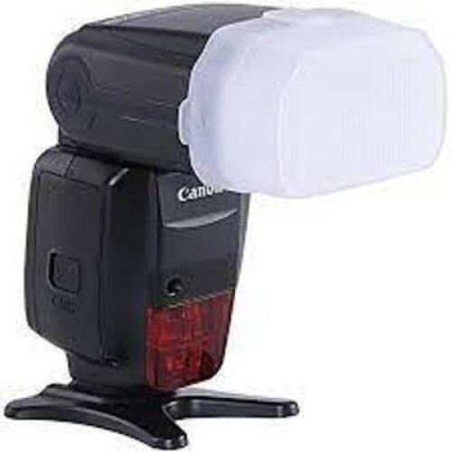 DESCRIPTION: (6) DEFUSER BRAND/MODEL: MOVO #FD-600EX-RT INFORMATION: FOR CANON SPEEDLITE 600EX-RT RETAIL$: $4.00 EA QTY: 6