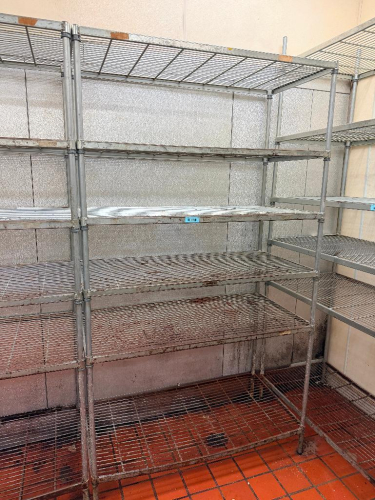 48" X 24" HEAVY-DUTY SIX TIER WIRE SHELF