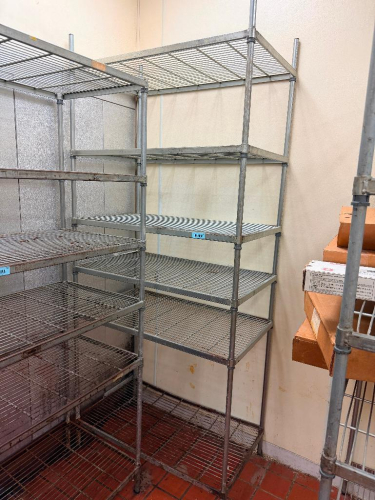 48" X 24" HEAVY-DUTY SIX TIER WIRE SHELF