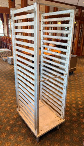 TWENTY PAN TRAY RACK.