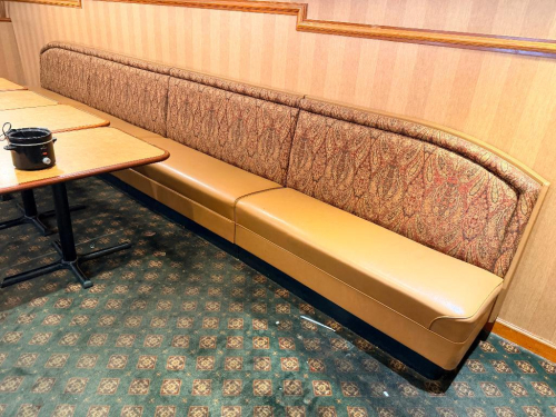 (3) 14' BOOTH BENCH SEATS.