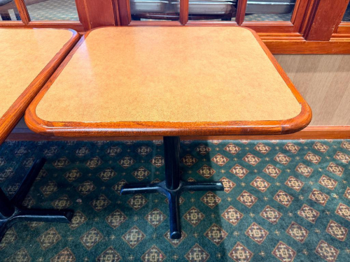 (3) 30" X 30" COMPOSITE TOP TABLE W/ BASE.