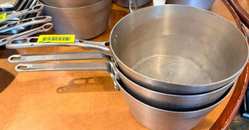 (3) 10" SAUCE POTS