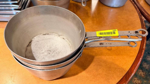 (3) 10" SAUCE POTS