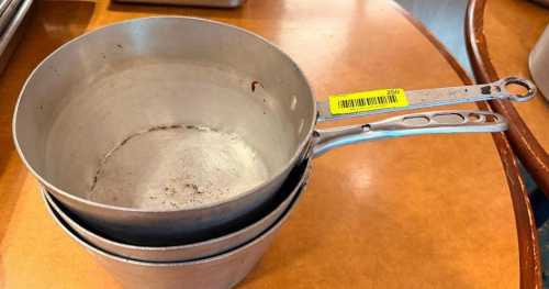 (3) 10" SAUCE POTS