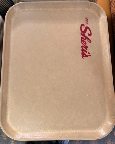 (60) MISS SHERI'S LOGO CAFETRIA TRAYS
