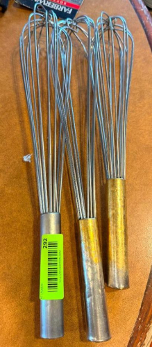 (3) STAINLESS WISK'S