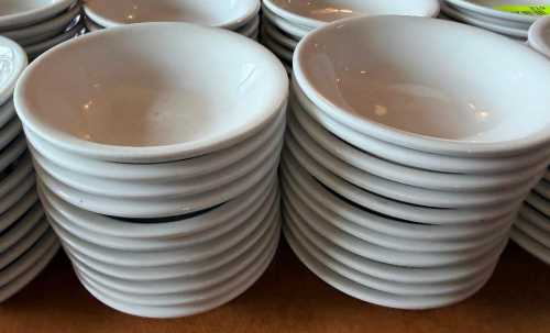(60) 5" CHINA BOWLS.