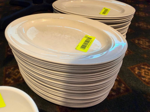 (24) 11" CHINA PLATTERS.
