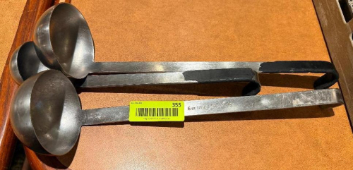 (3) STAINLESS LADLES