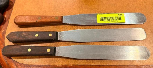 (3) BUTTER KNIVES.