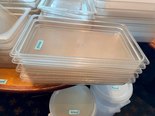 (5) FULL SIZE PLASTIC INSERTS.