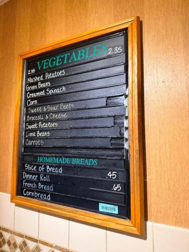 (3) MENU BOARDS.