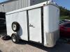 WHITE TANDEM AXLE ENCLOSED CARGO TRAILER