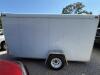 WHITE TANDEM AXLE ENCLOSED CARGO TRAILER - 2
