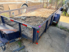 TANDEM-AXLE STEEL UTILITY TRAILER WITH MESH RAMP GATE & SIDE RAILS - 4