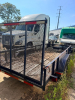 TANDEM-AXLE STEEL UTILITY TRAILER WITH MESH RAMP GATE & SIDE RAILS - 9