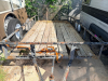 SINGLE-AXLE STEEL UTILITY TRAILER WITH WOOD DECK, MESH RAMP GATE & SPARE TIRE - 3