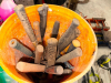 (1) ASSORTED LOT OF METALWORKING HAND FILES WITH BUCKET - 2