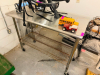 (1) STAINLESS STEEL WORK TABLE WITH LOWER WIRE SHELF - 2