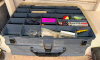 (1) ASSORTED LOT OF FISHING TACKLE & STORAGE CASE