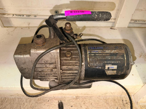 (1) ELECTRIC HVAC VACUUM PUMP