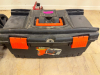 (1) ASSORTED LOT OF HAND TOOLS, SOCKETS, WRENCHES & TOOLBOX