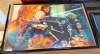 (1)FRAMED STAR WARS CHARACTER COLLAGE POSTER / PRINT