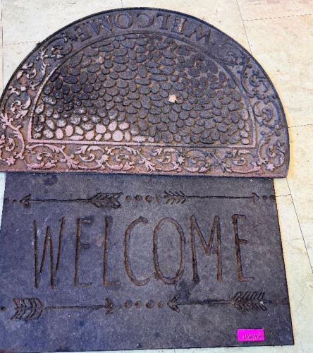 (2) WELCOME MATS