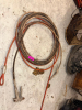(1) ASSORTED LOT OF CABLES & WIRE ROPE WITH FITTINGS