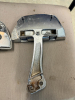 (2) CHROME FLAME-DESIGN MOTORCYCLE PEGS - 3