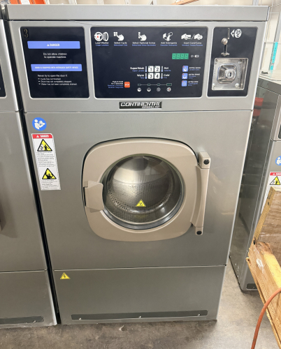 CONTINENTAL GIRBAU 33LB CAPACITY COMMERCIAL GRADE RIGID- MOUNT WASHING MACHINE