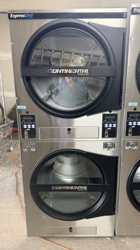 CONTINENTAL GIRBAU EXPRESS DRY DUAL POCKET STACKED COMMERCIAL DRYER