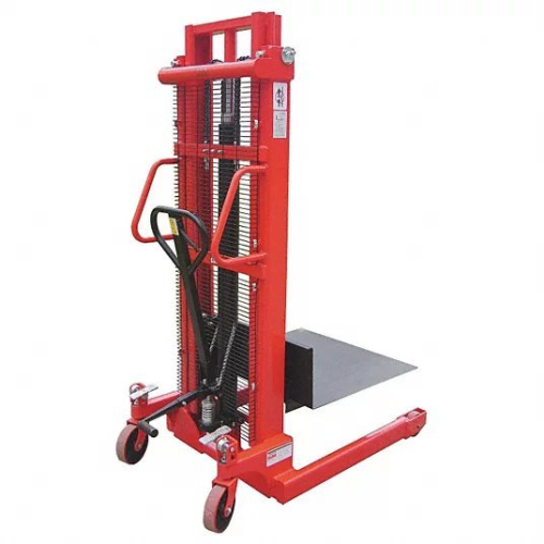(1) POWERED-LIFT / MANUAL PUSH PLATFORM LIFT TRUCK