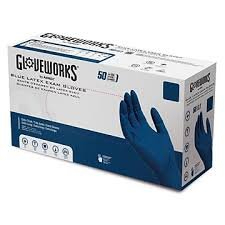 (1) BOX OF (144) PAIRS OF LATEX GLOVES