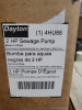 (1) SEWAGE EJECTOR PUMP - 2