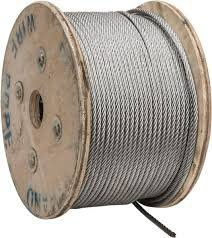 (1) SPOOL OF STEEL WIRE ROPE